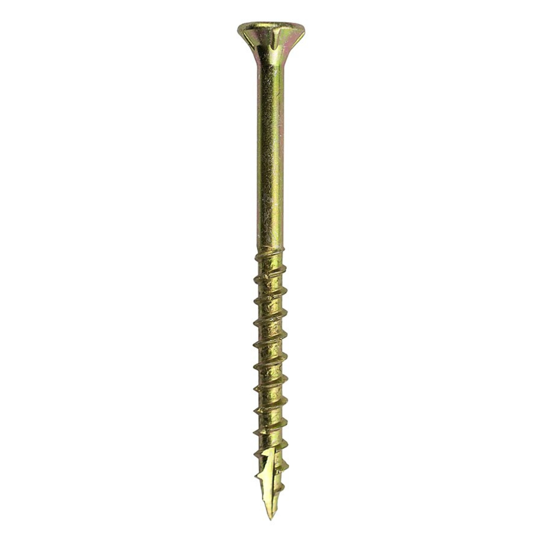 Apache 9 x 2-1/2-in Yellow Zinc Interior Wood Screws – 85-Pack