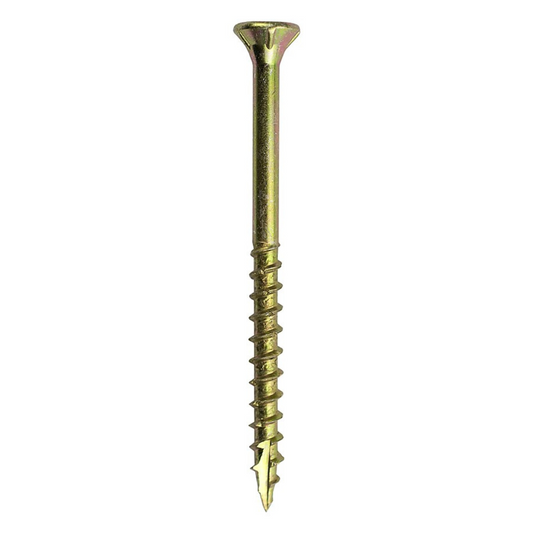 Apache 9 x 2-1/2-in Yellow Zinc Interior Wood Screws – 85-Pack
