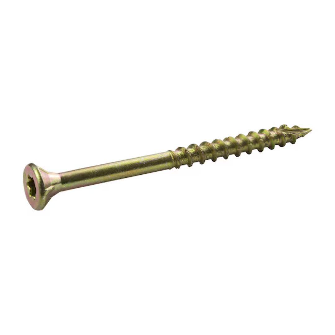 Apache 9 x 2-1/2-in Yellow Zinc Interior Wood Screws – 85-Pack